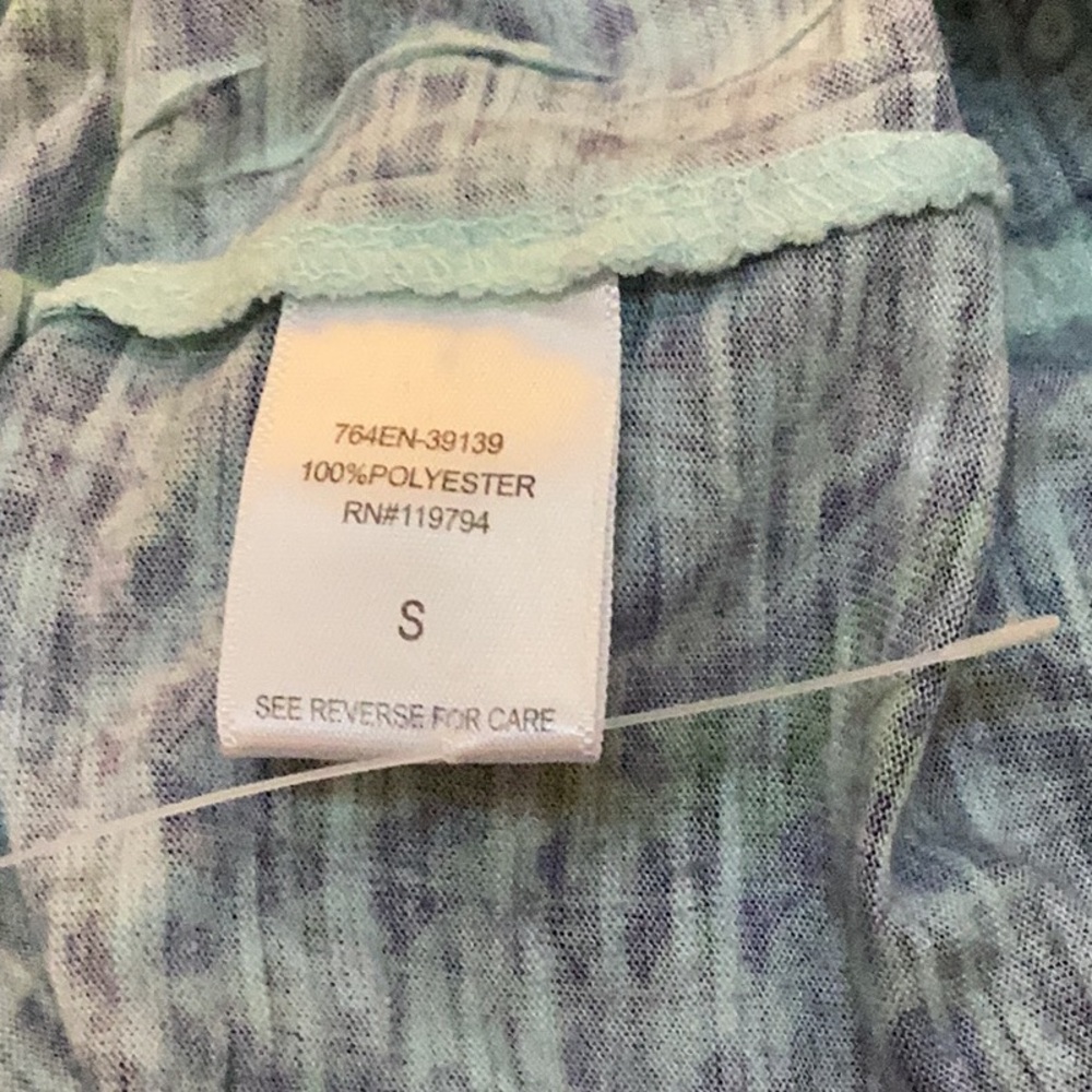 🦋NWOT Awesome One World Size Small Bohemian Style Top So Much Fun To Wear 🦋 - Picture 9 of 9